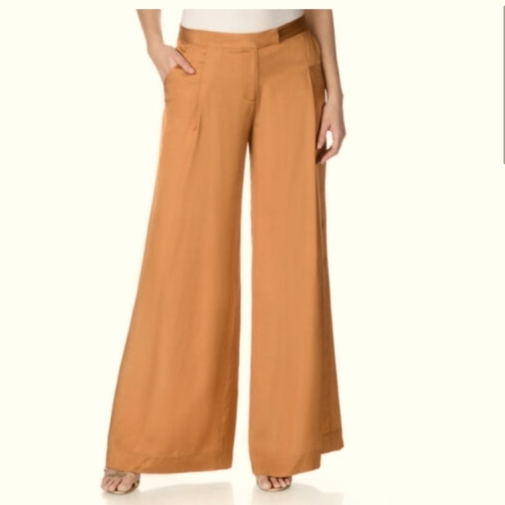 Elizabeth and James satin wide leg pants